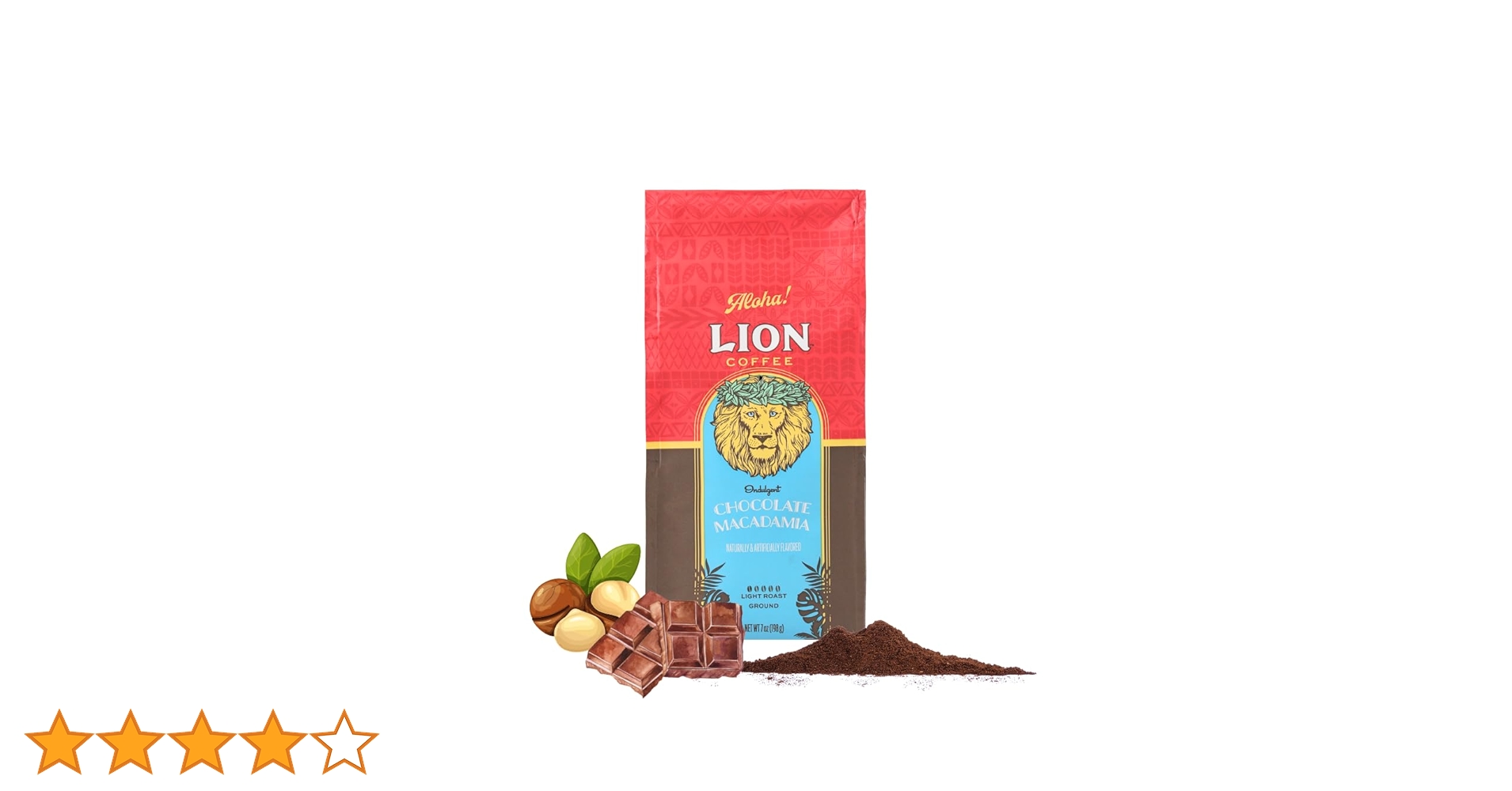 Amazon.co.jp: ライオンコーヒー チョコレートマカダミアナッツ